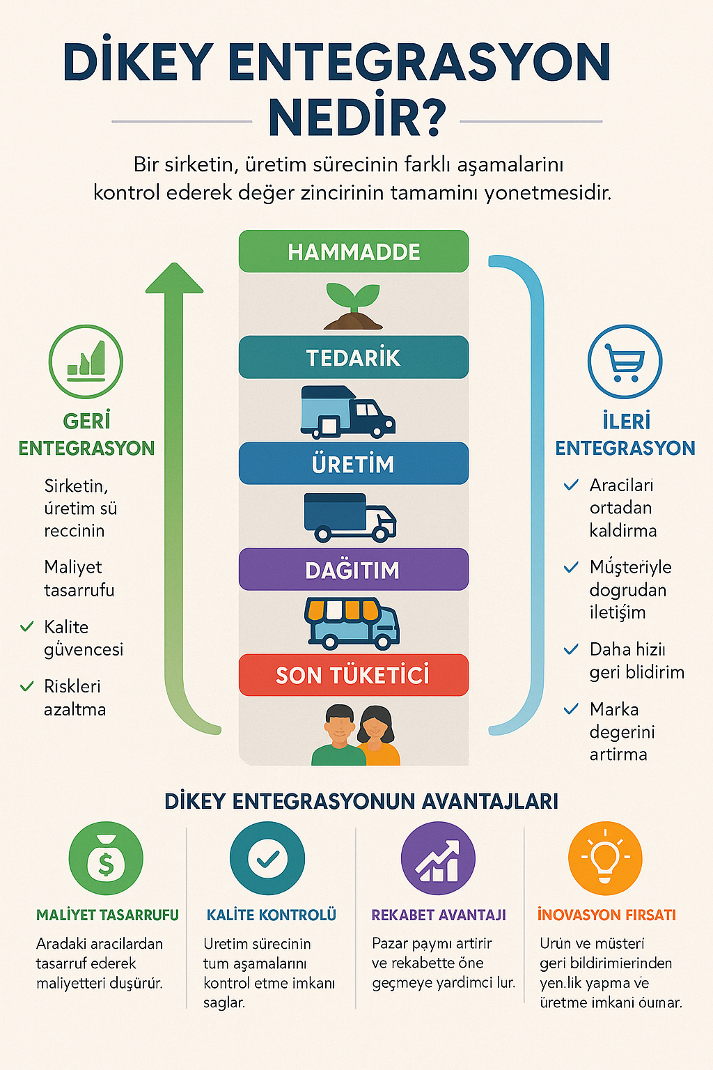 Dikey Entegrasyon ( Dikte Entegrasyon ) Nedir ?